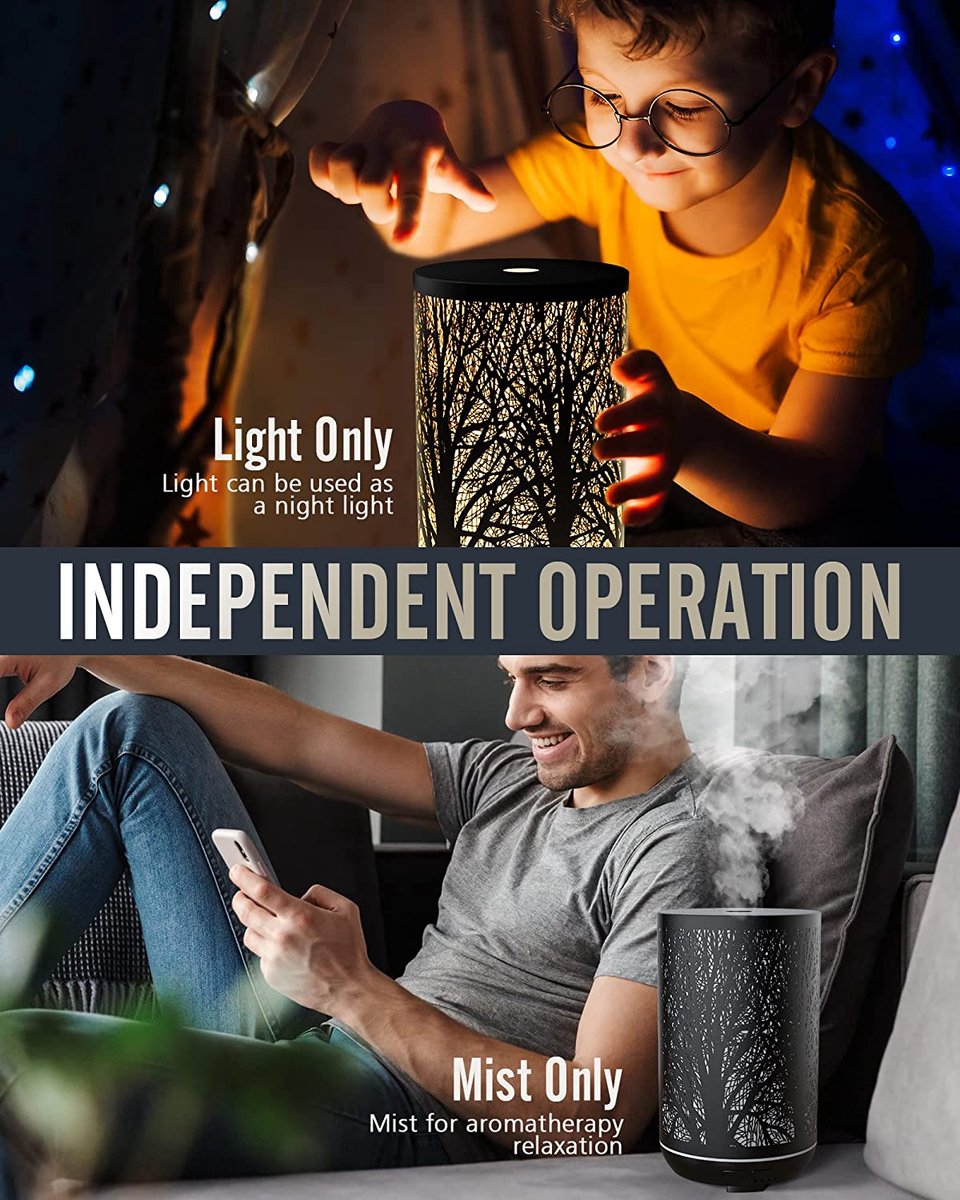 Aroma Diffuser - luchtreiniger voor grote ruimtes |Luxe wellness cadeau | Relax accessoires - Geurverspreider (8720837156528)