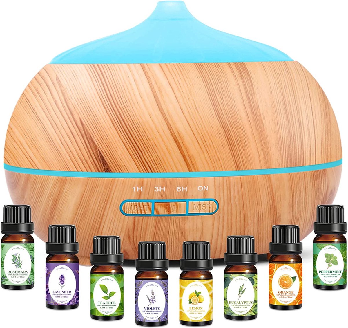 Aroma Diffuser - luchtreiniger voor grote ruimtes |Luxe wellness cadeau | Relax accessoires - Geurverspreider (8720837156740)