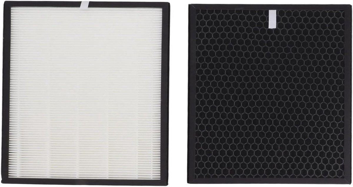 Vervangingsfilter voor luchtreinigers, HEPA-filterkit met actieve kool, geschikt voor diverse modellen, filtert stof, huisdierenhaar en meer - long Description as per the guideline. (6153642512579)