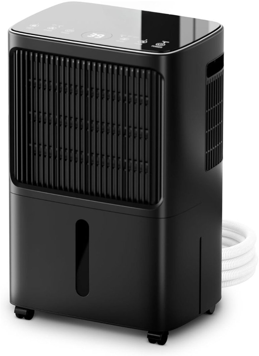 Zyrex® Luchtontvochtiger en luchtreiniger - Luchtontvochtiger slaapkamer - Luchtontvochtiger - Zwart -‎28cm x 30cm x 48 cm (6153230245247)