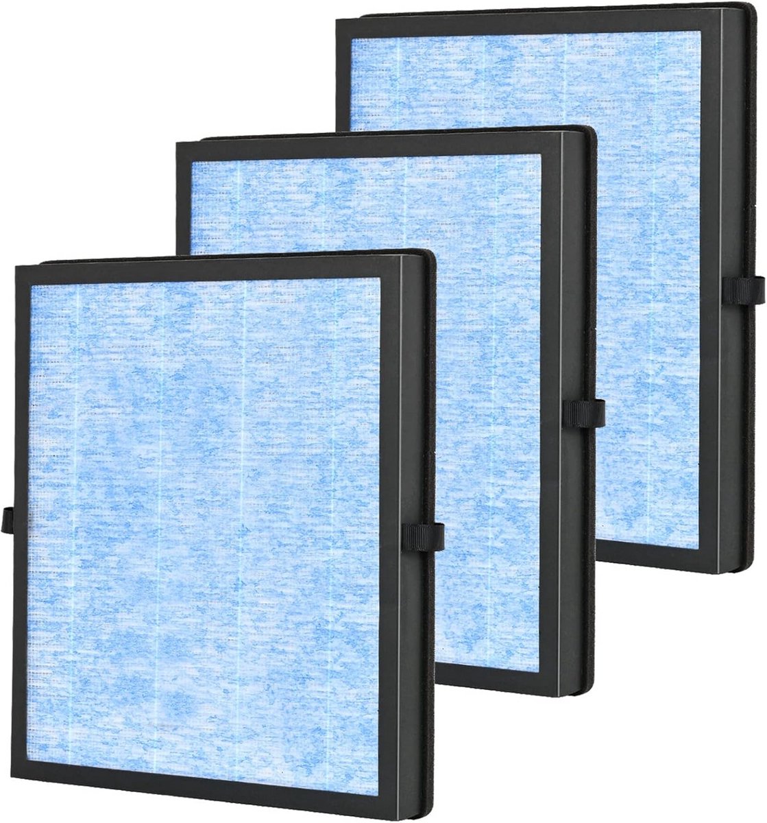 3-Pack H13 HEPA Luchtfilter Vervangingen voor Luchtreiniger Compatibel met Model MK04 (9101152593295)