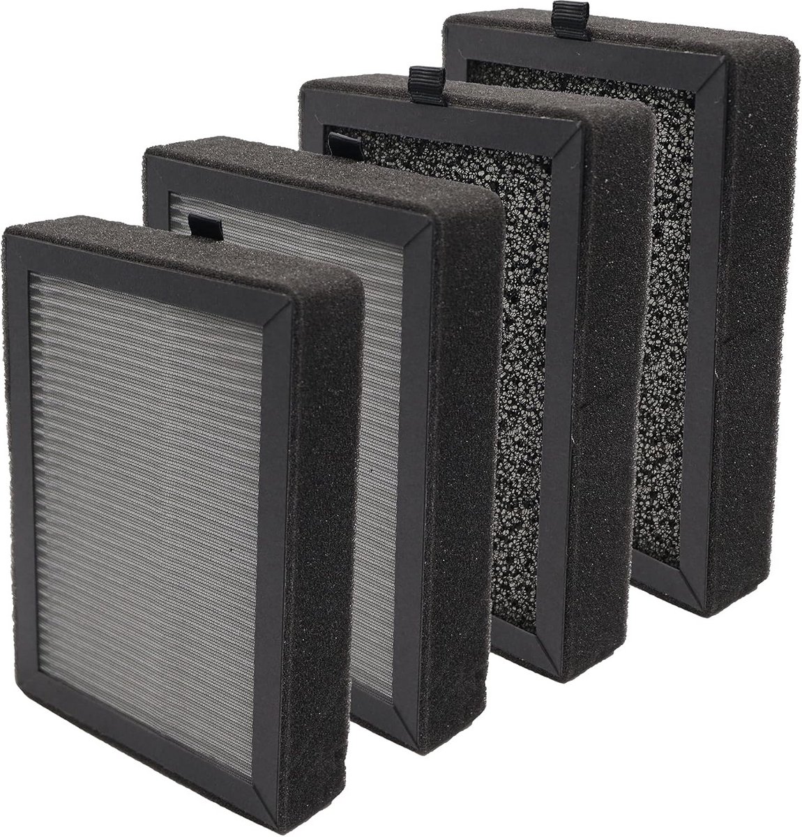 4 Stuks HEPA Vervangingsfilters voor Luchtreiniger met Koolstof (9101129982930)