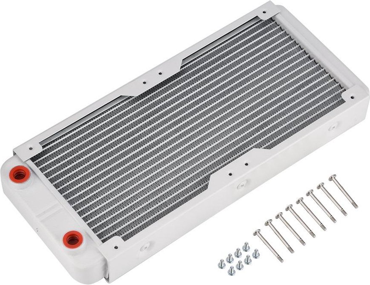 Aluminium watergekoelde PC-radiator 240 mm met G1-4 schroefdraad - Voor computer waterkoelsystemen - Computervriendelijk - Luchtreiniger . (6151917340315)