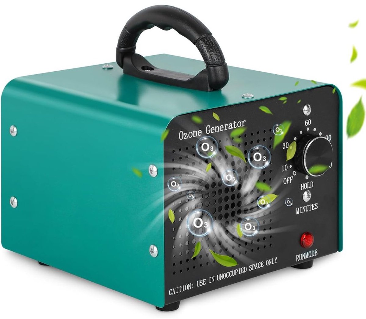 ApexArte® Ozon Generator - Ozon Apparaat - Ozongenerator - Luchtreiniger - Lucht Verschoner - Lucht Sterilisatie - Groen (9501891885154)