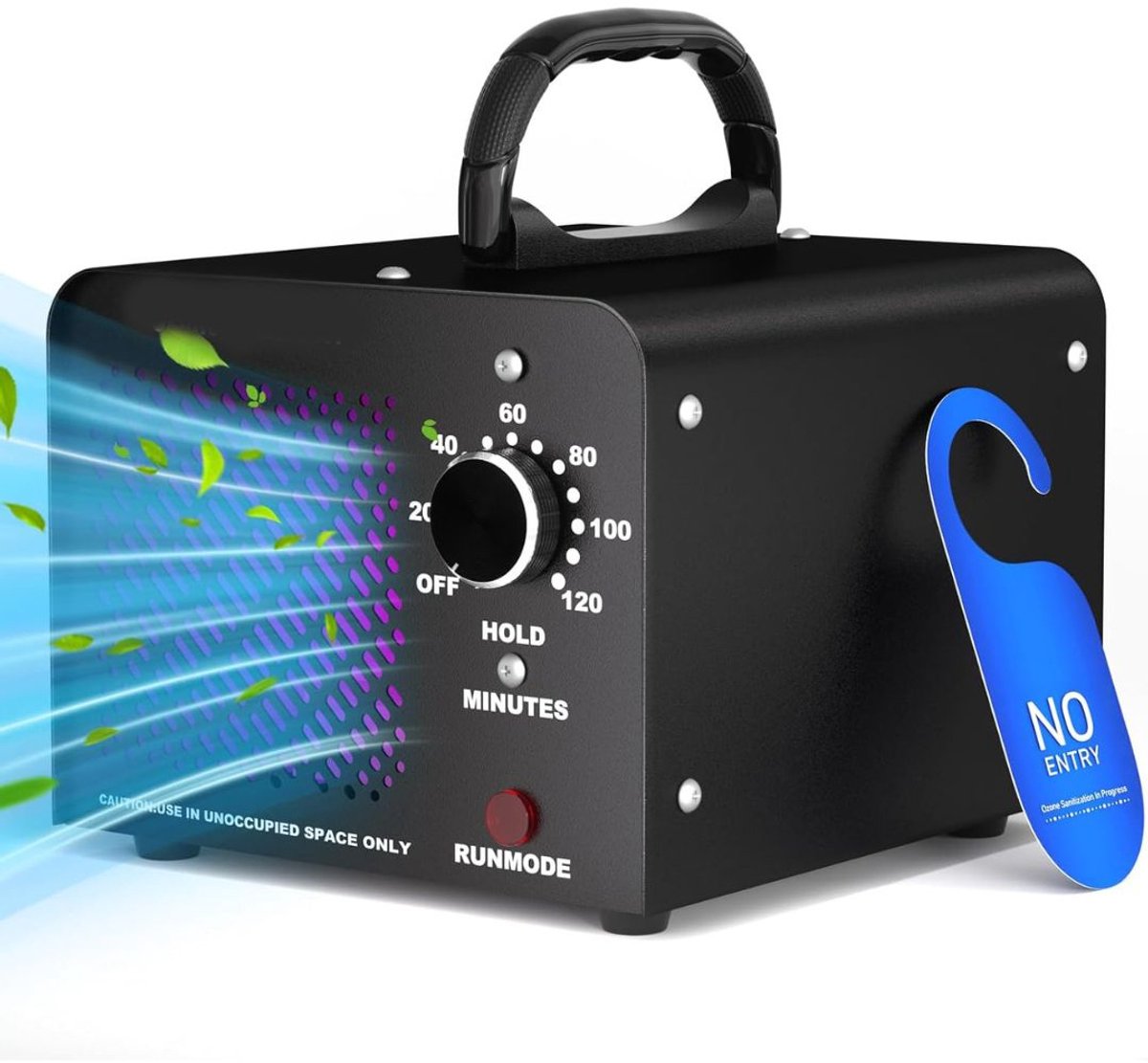 ApexArte® Ozon Generator - Ozon Apparaat - Ozongenerator - Luchtreiniger - Lucht Verschoner - Lucht Sterilisatie - Zwart (9505627284235)