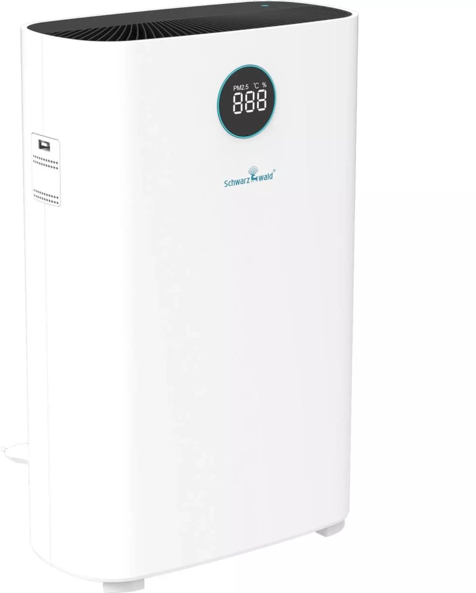 Benson Schwarzwald luchtreiniger - HEPA-filter verwijdert tot 99,98 % van fijne deeltjes tot 0,3 m (zoals stof, pollen en allergenen) (8720387524013)