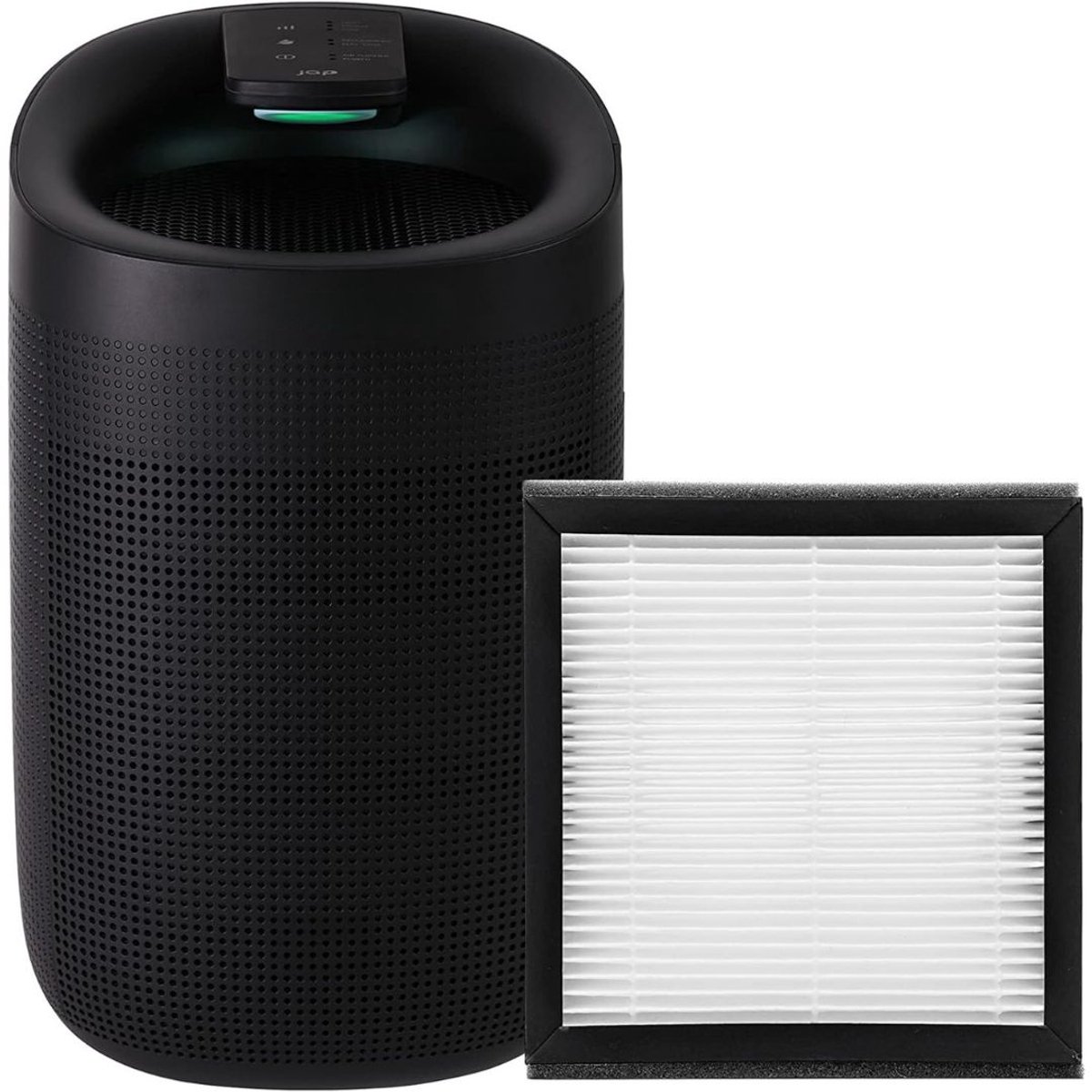 Florixa® Luchtontvochtiger en luchtreiniger - Luchtontvochtiger slaapkamer - Luchtontvochtiger - Zwart - 22cm x 32cm x 21cm (6153231539550)