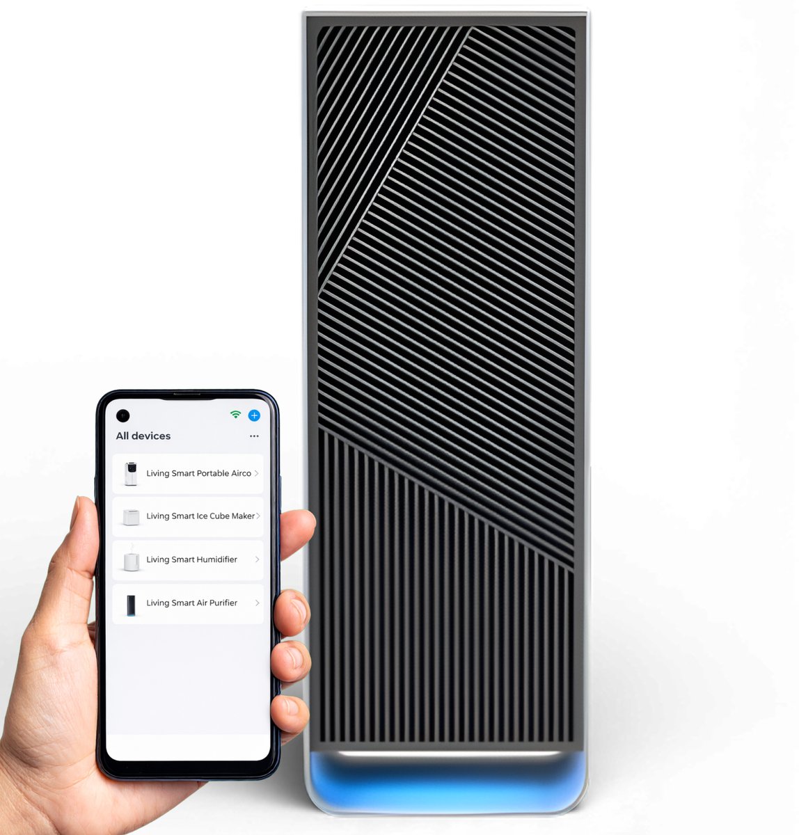 LivingSmart™ LSL200S Luchtreiniger / Air Purifier - HEPA H13 + Koolstoffilter - 230 m³/u - Tot 45 m² - Verwijdert Fijnstof & Geuren (8720938174124)