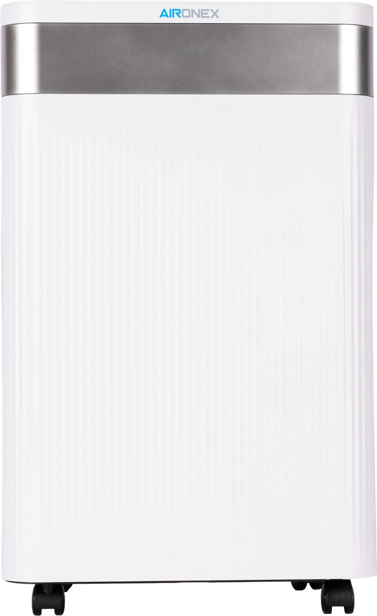 Luchtontvochtiger Aironex - Ontvochtigt 20 liter per dag - Extreem Stil Geschikt voor woonkamer, slaapkamer en badkamer - Vochtvreter - Luchtontvochtiger en Luchtreiniger - Luchtontvochtiger slaapkamer - Wit - Dehumidifier (8720892855923)