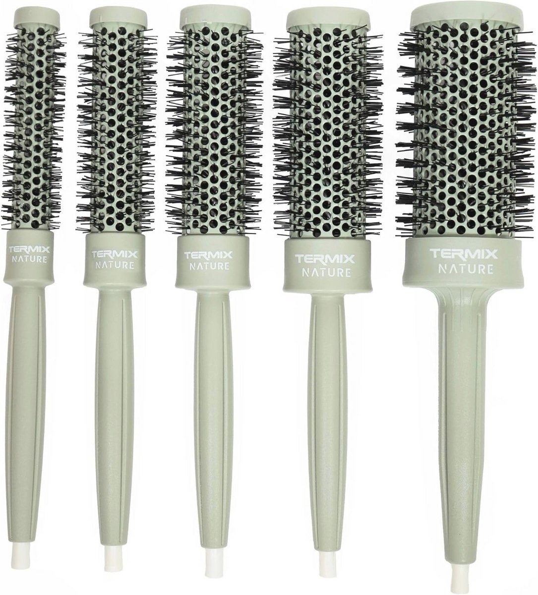 Professionele Ronde Borstelset voor Haarstyling - 5 Stuks, Luchtreiniging en Thermoborstels (9101035358171)