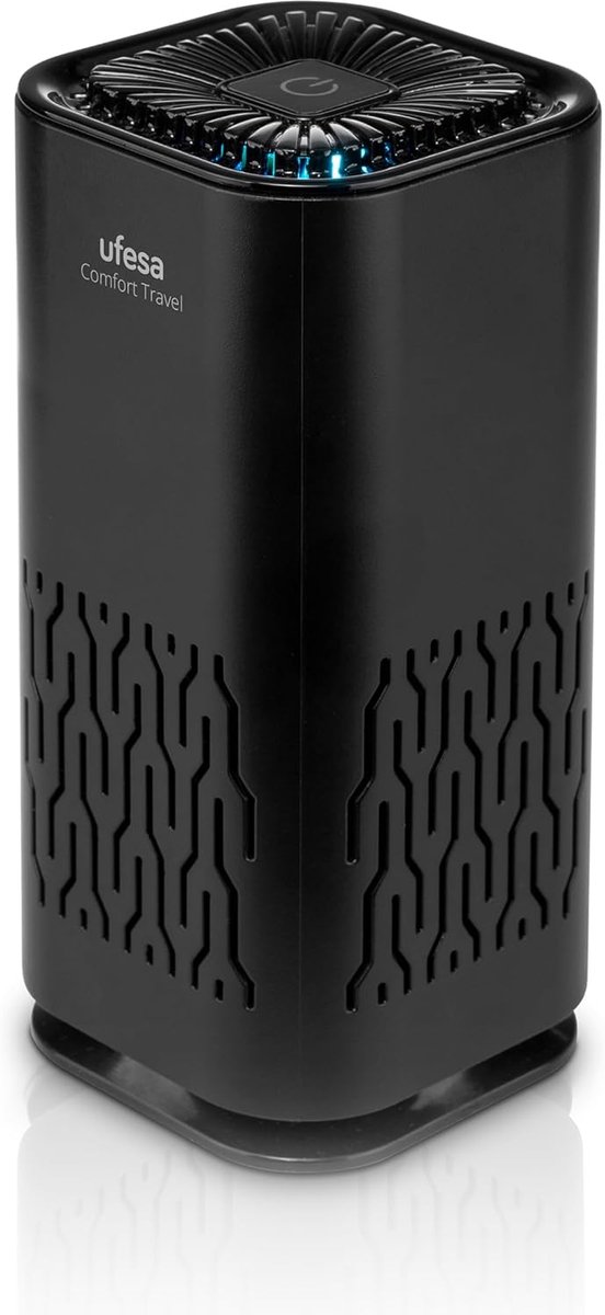 Stille USB Luchtreiniger met Actieve Kool en Negatieve Ionen voor Auto en Kleine Ruimtes (9101147289141)