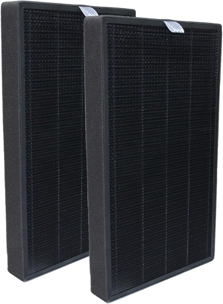 Vervangingsfilter voor luchtreiniger - H13 HEPA 3-laags systeem - 2 stuks (9101082223859)