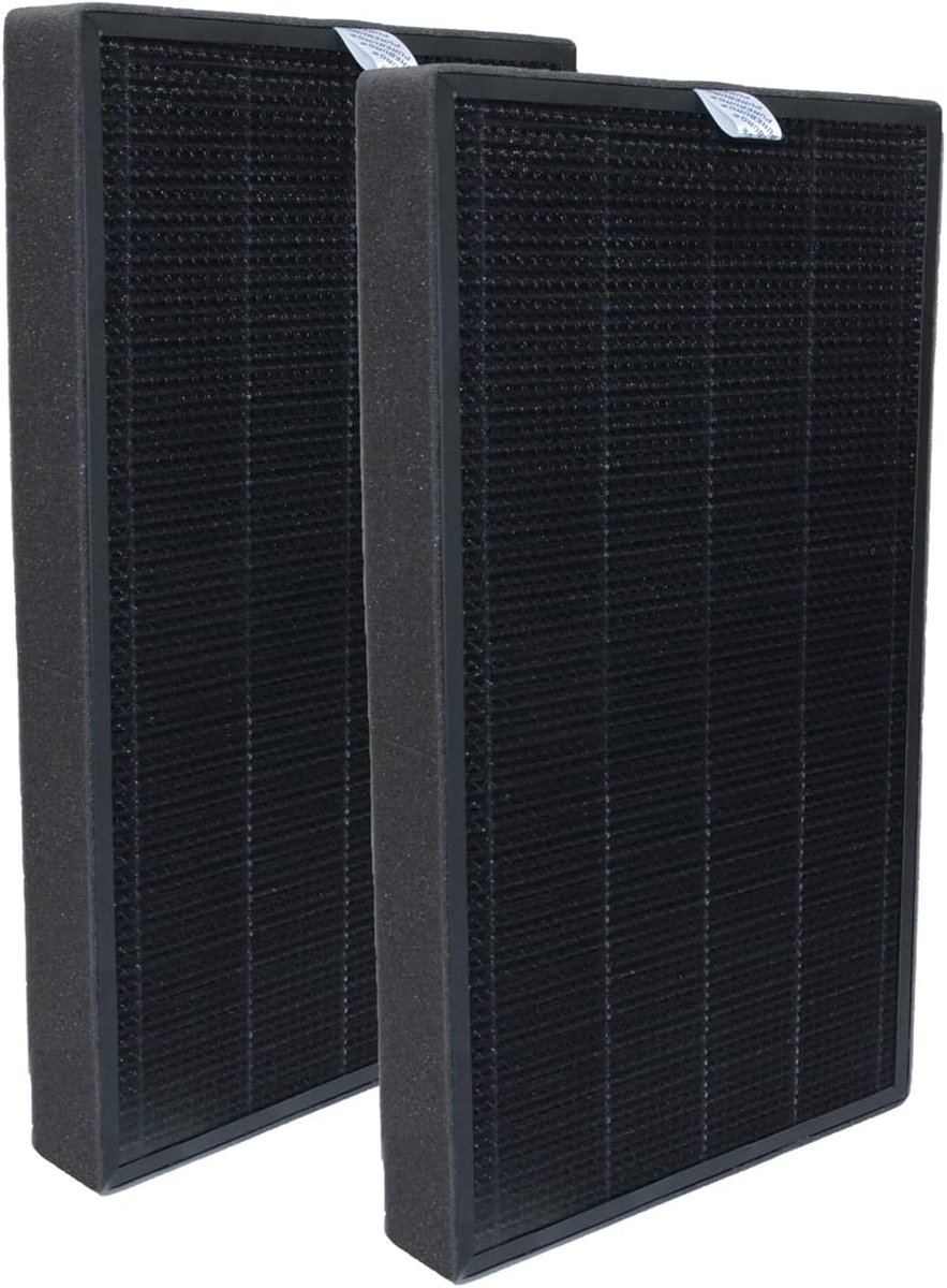 Vervangingsfilter voor luchtreiniger - H13 HEPA 3-laags systeem - 2 stuks (9101148104696)