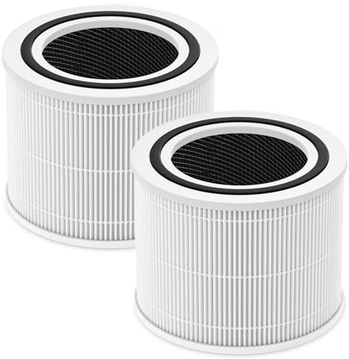 Vervangingsfilter voor luchtreinigers, 3-in-1 HEPA actieve houtskool, 2 stuks (9101090615752)