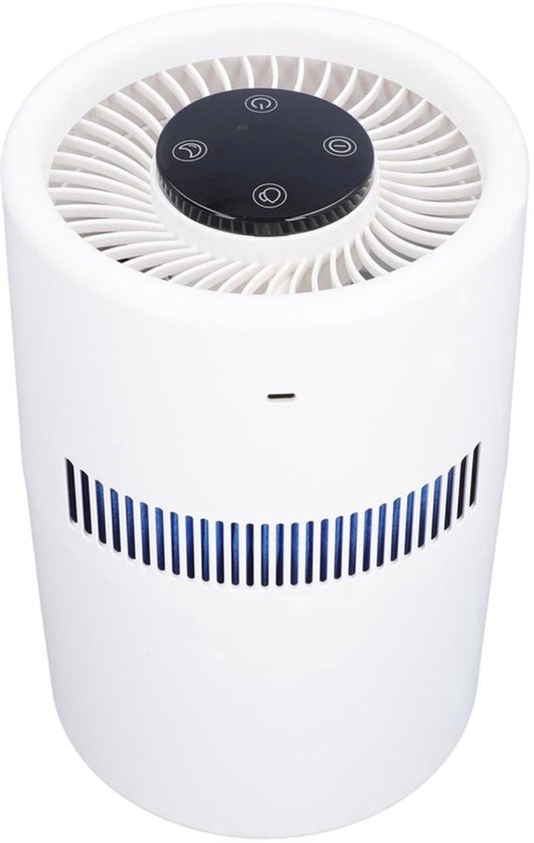 2 in 1 Luchtreiniger en Luchtbevochtiger - 5W, 4L Watertank - USB Desktop Bevochtiger voor Kantoor en Slaapkamer (6290802418187)