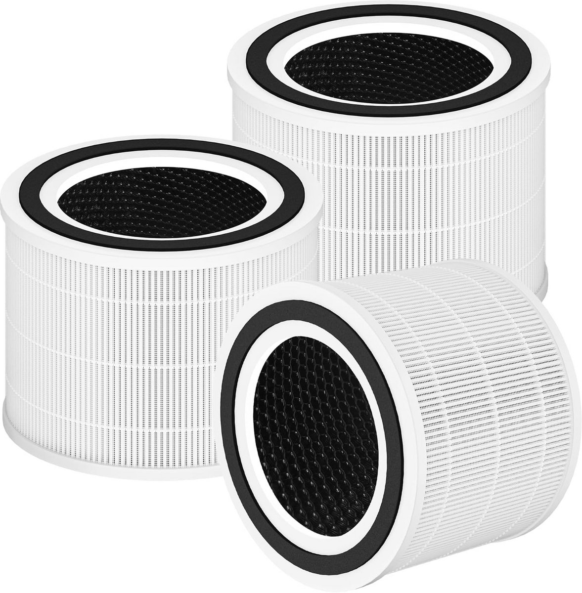 3-in-1 H13 True HEPA Vervangingsfilter voor Luchtreiniger - 3-Pack (9101043918275)