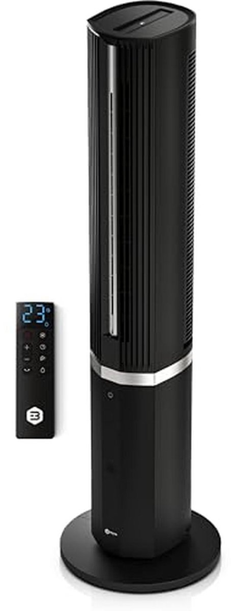 5-in-1 mobiele airconditioning en ventilator zonder afvoerslang - luchtkoeler, luchtreiniger en luchtbevochtiger met timer (6153820079023)