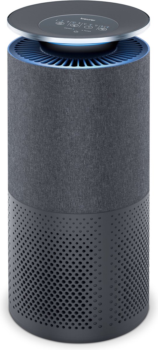 Beurer LR 401 Luchtreiniger - 3 x Filter: voorfilter + HEPA H13 filter + actief koolfilter - UV licht - Smart sensor - Nachtmodus - Turbo modus - Timer - 4 Standen - Tot 69 m² - 3 Jaar garantie (4211125680138)