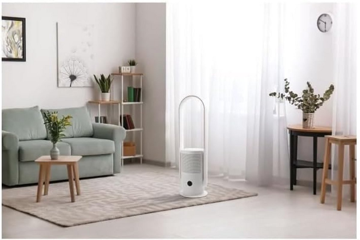 Bladloze Luchtreiniger met Timer en Afstandsbediening - 80 cm Hoog (9101040577086)