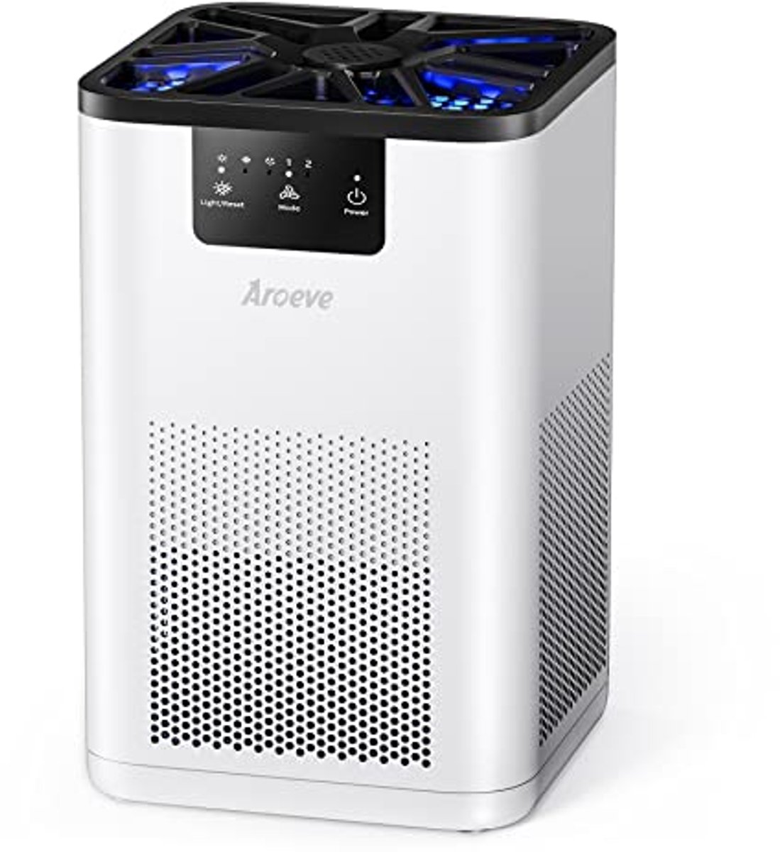 HEPA luchtreiniger met aromatherapie voor slaapkamer en kantoor - Stil en efficiënt (6153910532520)