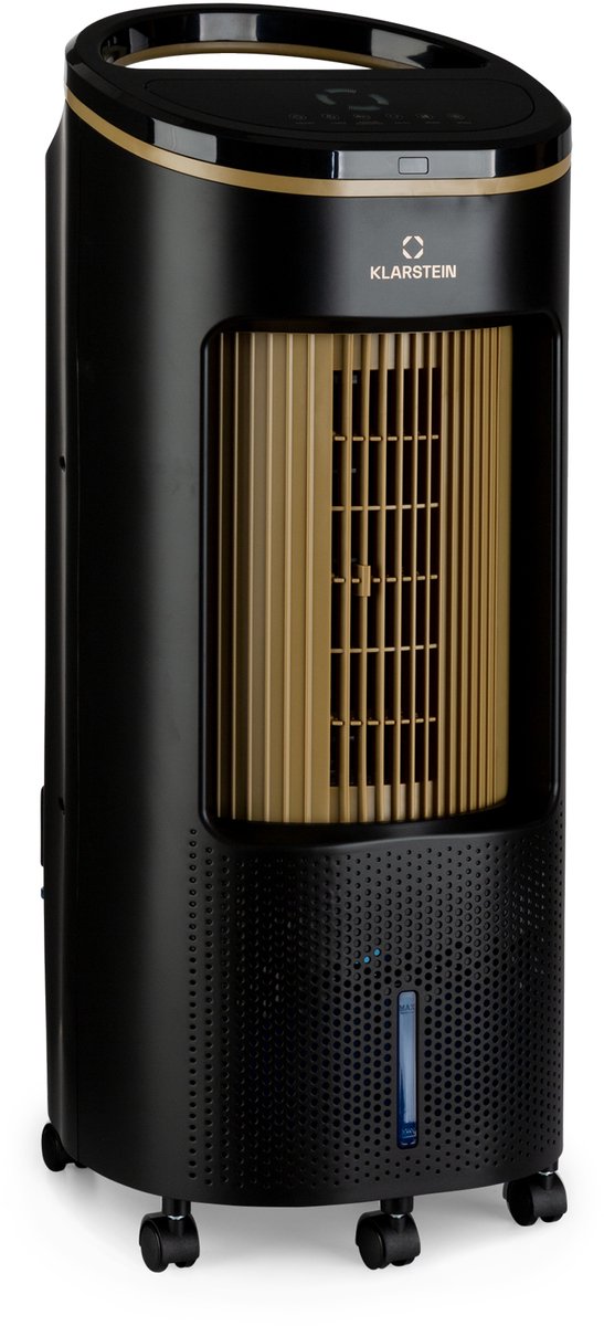 Klarstein luchtkoeler met waterkoeling, 4-in-1 verdampingskoeler, luchtbevochtiger, ventilator & luchtreiniger, mobiele airconditioner, luchtkoeler met app controle & nachtmodus, stille luchtkoeler (4060656505140)