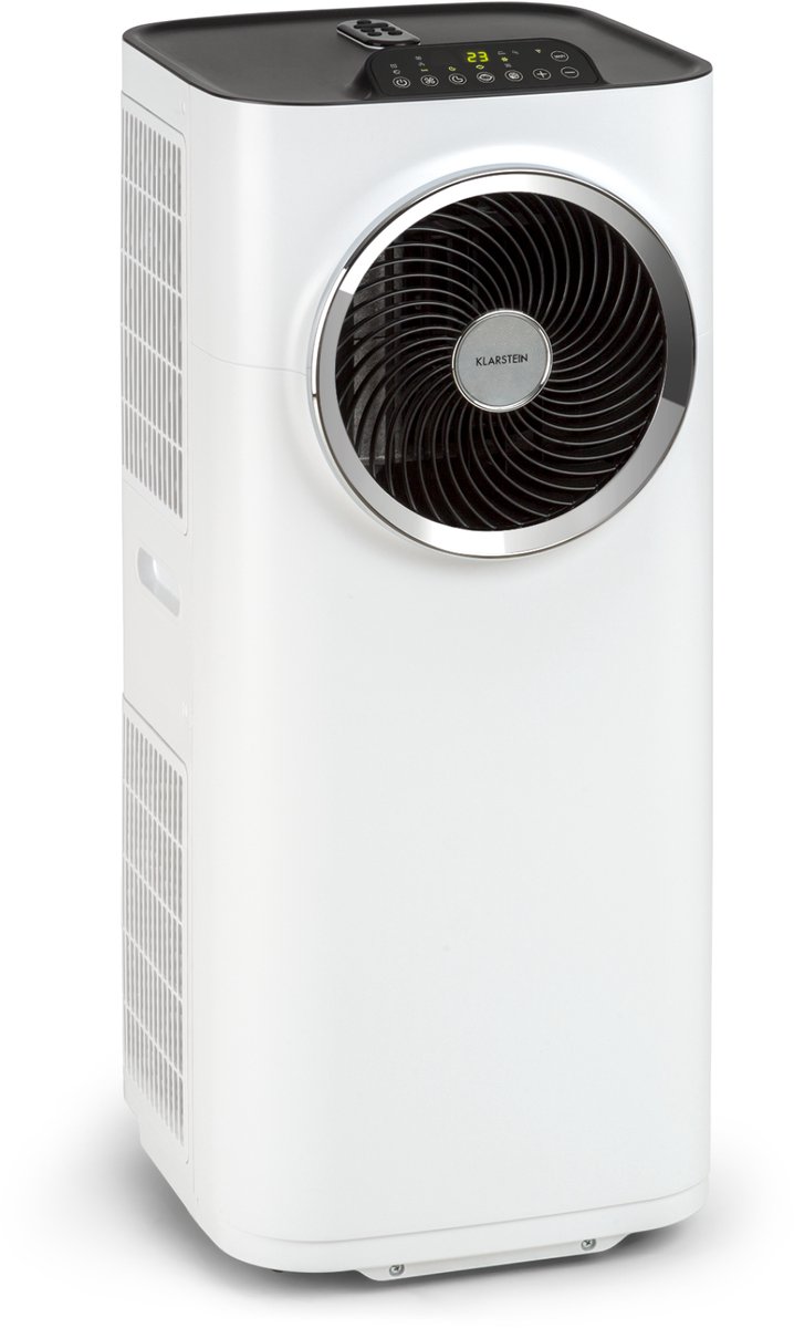 Klarstein mobiele airconditioner met luchtafvoerslang, 5-in-1 airconditioner, ventilator, luchtontvochtiger, luchtreiniger & nachtmodus, app-bediening, kleine & draagbare airconditioner voor thuis & op kantoor, 10000 BTU (4060656225642)