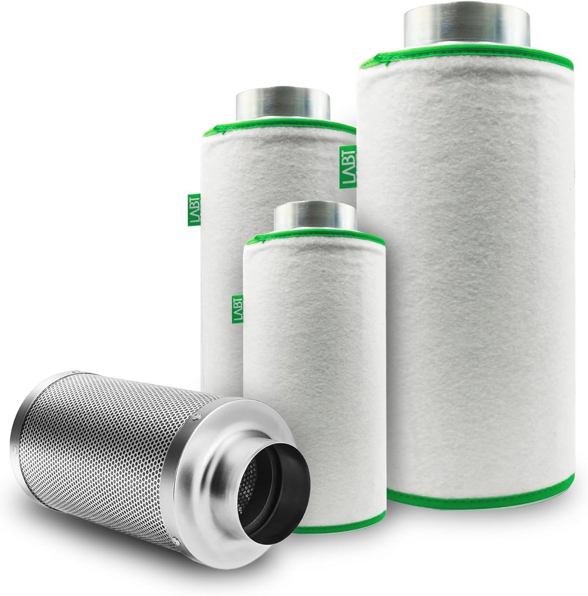 Luchtfilter 100 mm voor luchtreinigers - Geurfilter, actieve kool, professionele kwaliteit voor horeca en plantenkweek (9101040805851)