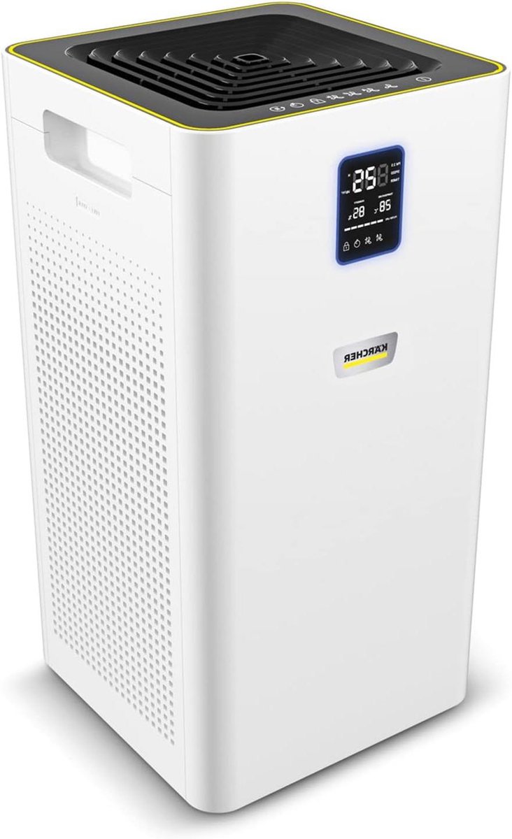 Luchtreiniger - Air Purifier HEPA - Schone Lucht Creëren - Verwijdert 9995% Deeltjes - Tot 50 m² - Wit Zwart (9101182354484)