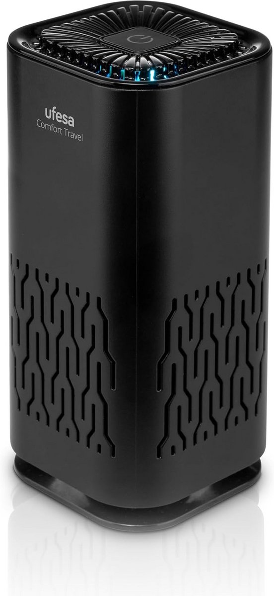 Stille USB Luchtreiniger met Actieve Kool en Negatieve Ionen voor Auto en Kleine Ruimtes (9101029791717)