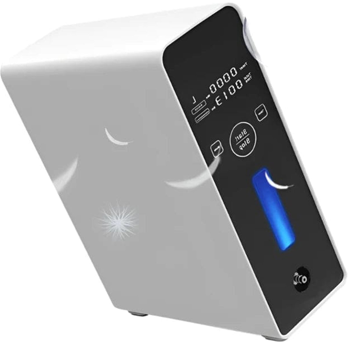 Zuurstofconcentrator - Zuurstof Generator - Oxygen Concentrator - Zuurstofpomp - Luchtreiniger - Pollen - Zuurstof - Draagbaar - 300000/cm³ - 2L per min - Wit (8721577000362)