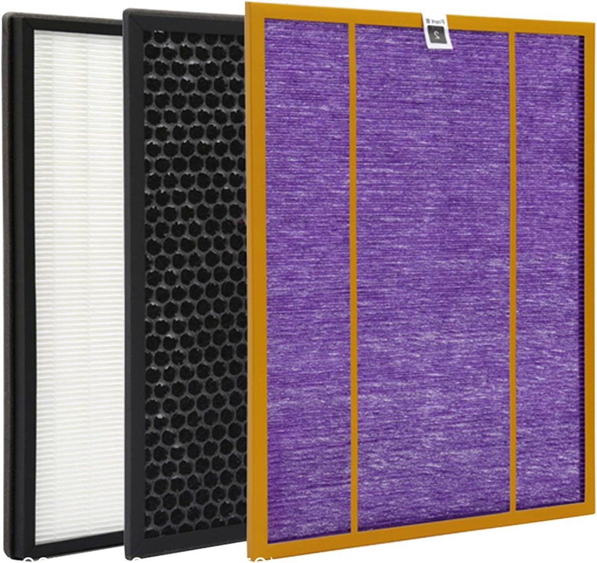 3-delige Filter kit voor luchtreiniger AC4072 AC4074 AC4083 AC4084 AC4085 AC4086 met AC4141 AC4143 AC4144 - Vervangingsonderdelen ACP073. (8763217014681)