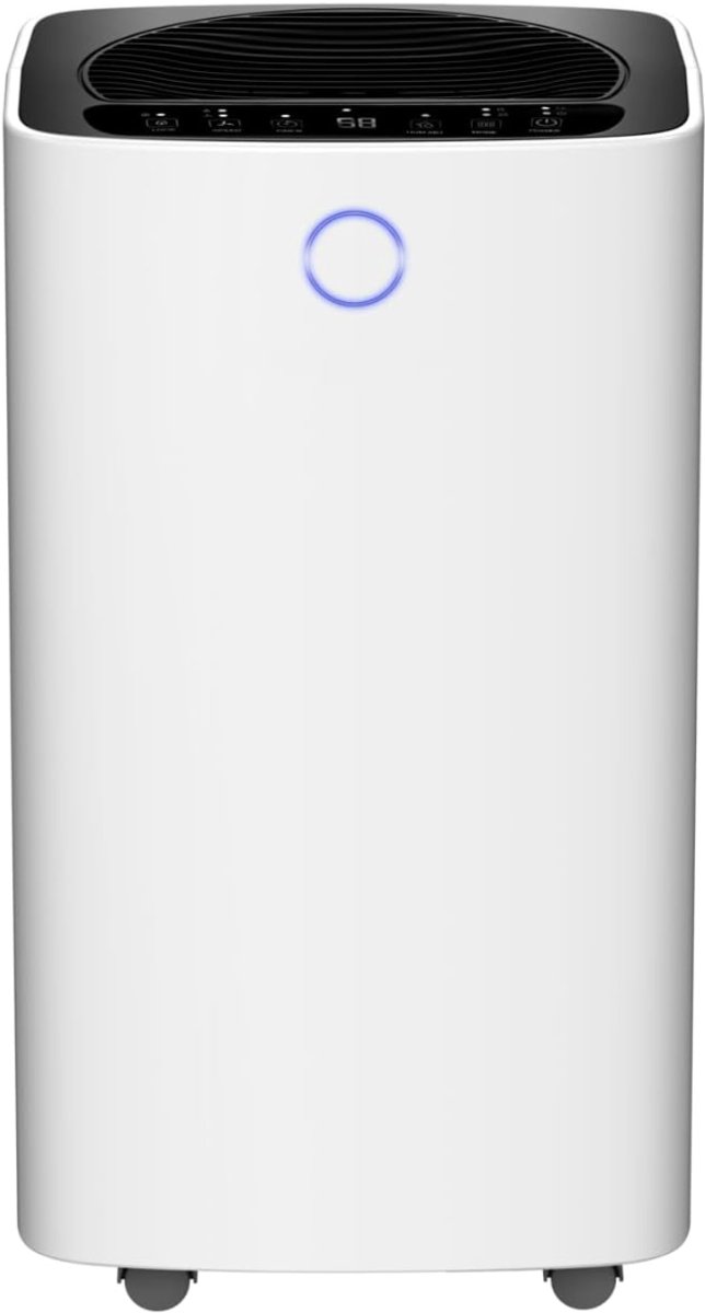 AHD® Luchtreiniger - Luchtontvochtiger en Luchtreiniger - Luchtontvochtiger Slaapkamer - Wit - 24cm × 29cm × 46cm (6155949528598)