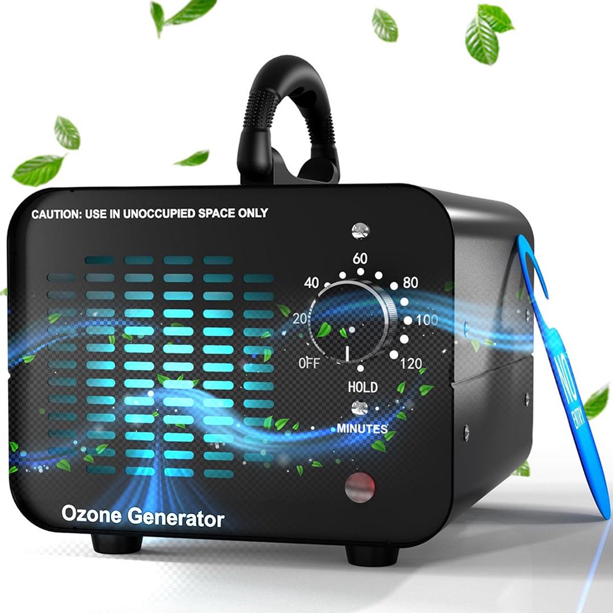 ApexArte® Ozon Generator - Ozon Apparaat - Ozongenerator - Luchtreiniger - Lucht Verschoner - Lucht Sterilisatie - Zwart (9506318684587)
