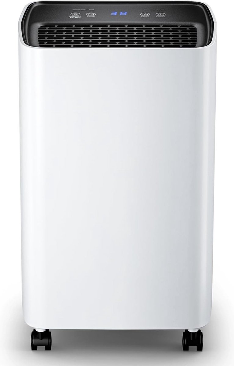 DailySupplies® Luchtontvochtiger en Luchtreiniger - Dehumidifier - Luchtontvochtiger Badkamer en Slaapkamer - Wit (8721303519823)