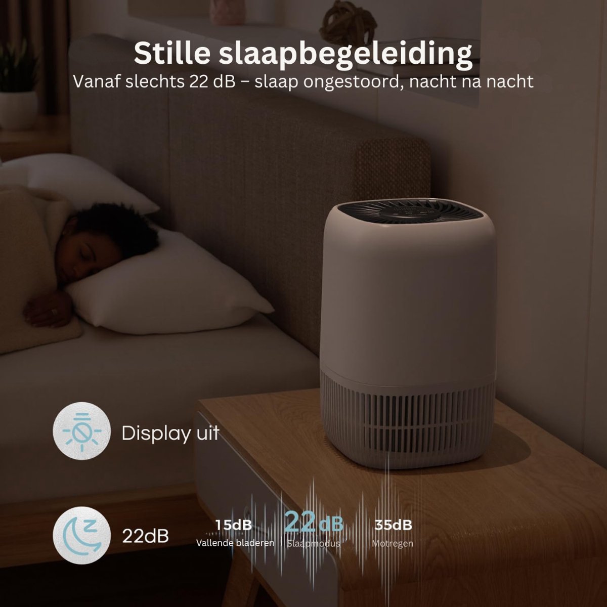 FlexVer® Luchtreiniger Met Hepa Filter - Air Purifier - Lucht Reiniger - Wit (6152152603494)
