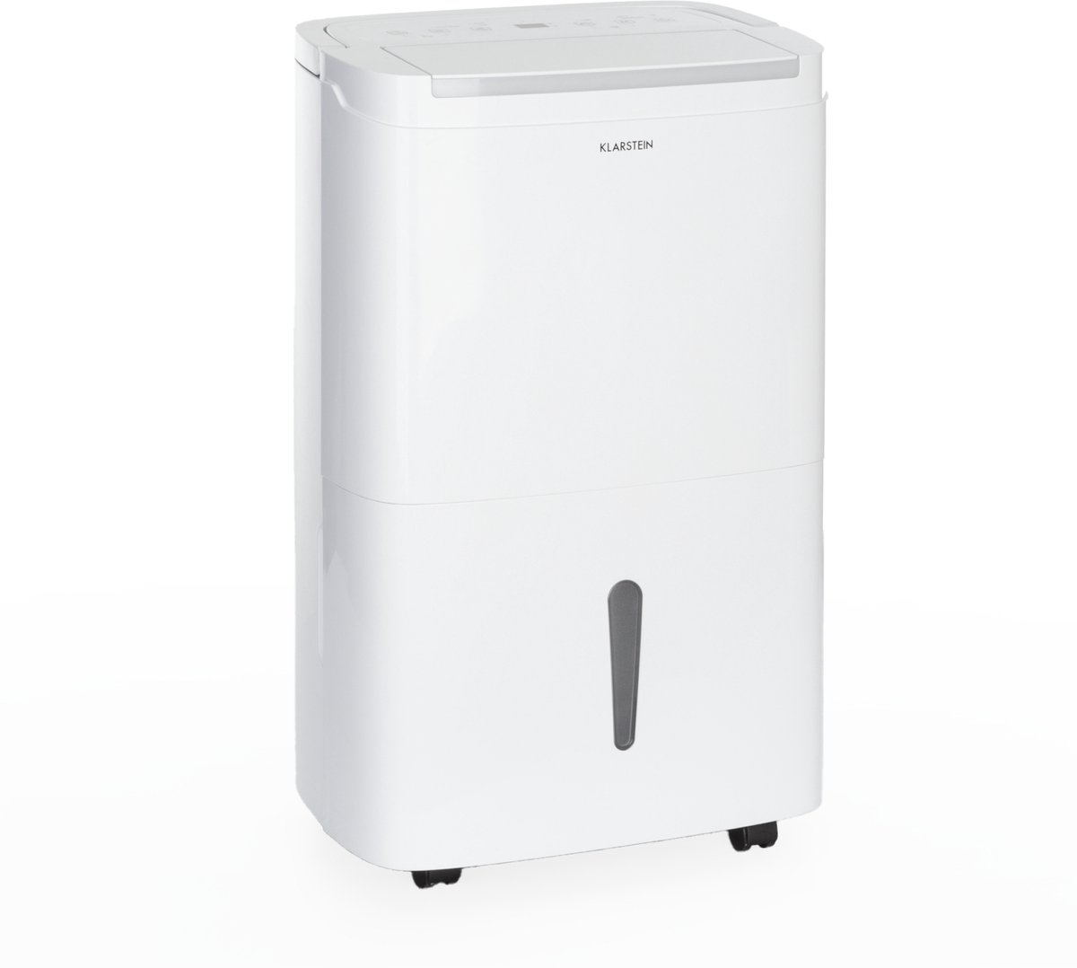 Klarstein Luchtontvochtiger & Luchtreiniger Elektrisch, 50L Kleine Kamerontvochtiger voor Appartement Slaapkamer Badkamer Kelder, Efficiënte Badkamer/Ruimteontvochtiger, Elektrische & Kleine Ontvochtiger (4060656161209)