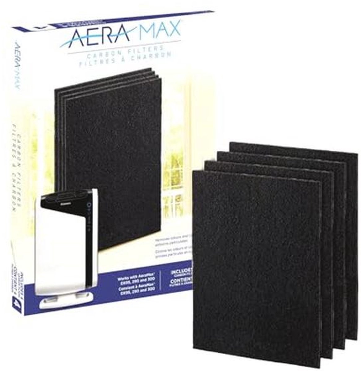 Koolstoffilter voor luchtreiniger DX95 - 4 stuks (9101006562163)