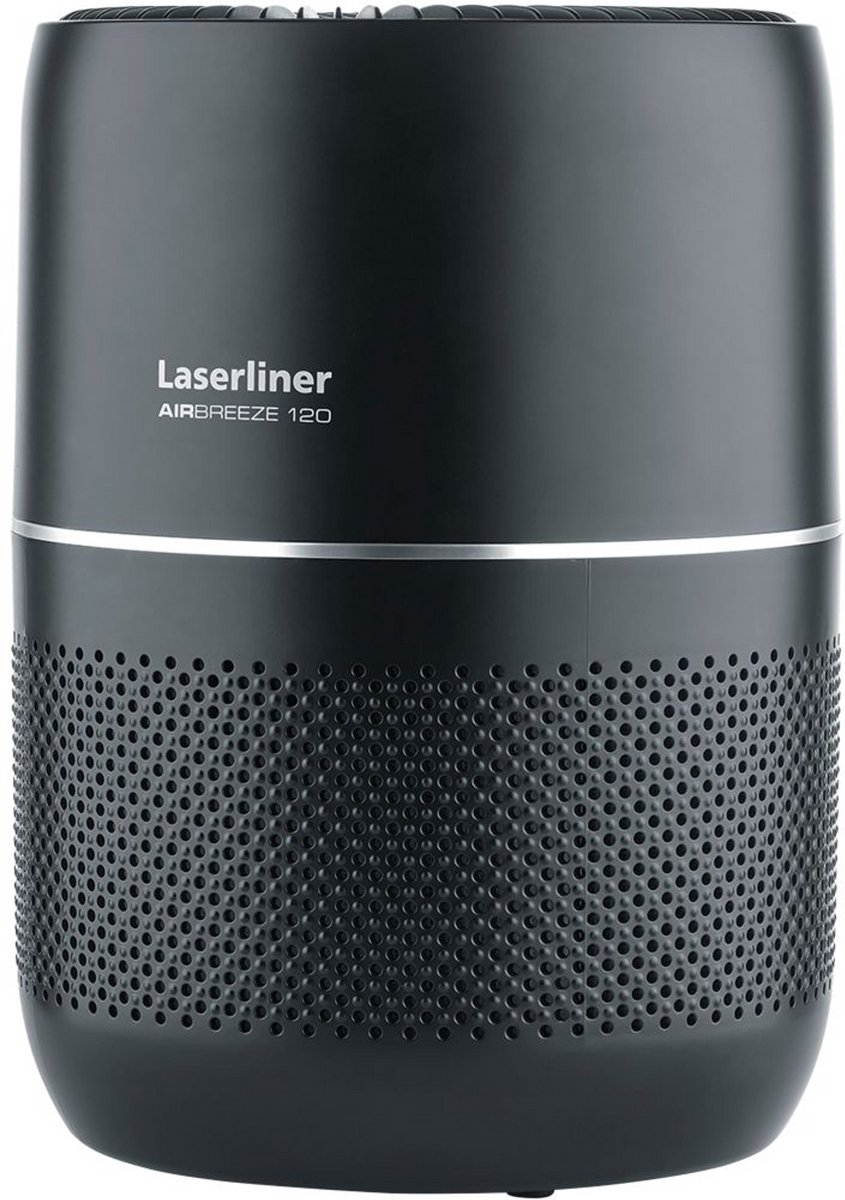 Laserliner AirBreeze 120 LS085.120A - Luchtreiniger 30 m²/h - HEPA13 - Indicator fijnstof - Bijzonder stil, (4021563725151)