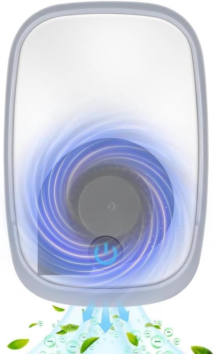 Luchtreiniger Ionisator - Luchtzuiveraar Negatieve Ionen - Frisse Lucht Creëren - Filterloos Ontwerp - Compact Formaat - Wit (9101205647647)