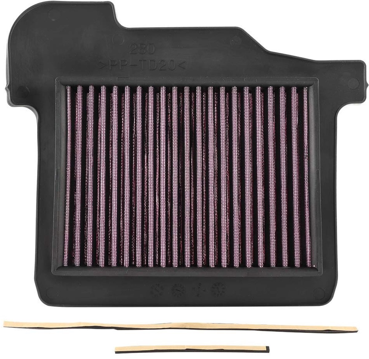 ONF3 - Luchtfilter - Motorfilter - Verbetert luchtstroom - 26 x 24 x 4 cm - Geschikt voor MT-09 FZ-09 FJ-09 - Premium kwaliteit - Luchtreiniger (2110660081030)