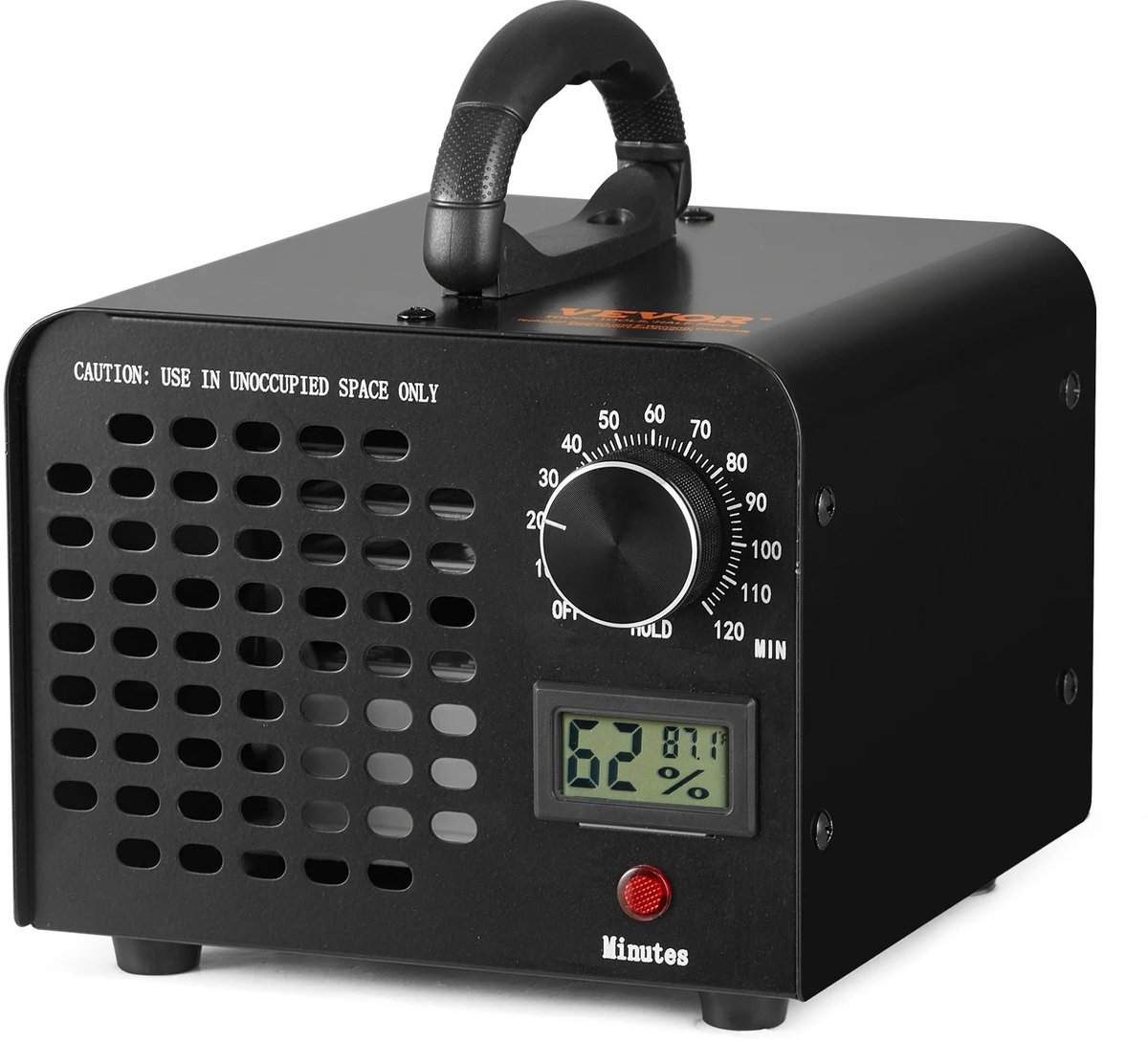 Weelora Ozon Generator - Ozon - Ozongenerator - Ozon Luchtreiniger - Ozon Apparaat - Geurverwijderaar - Met Hoge Capaciteit - 12000Mg - Kleur Zwart - 19.7x17.5x16 Cm (8721569541934)