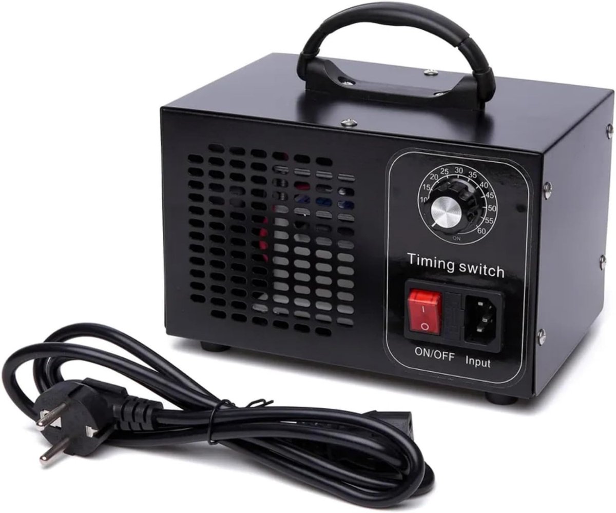 White-Label® Ozon Generator - Ozon Apparaat - Ozongenerator - Luchtreiniger - Lucht Verschoner - Lucht sterilisatie - Zwart (6152131244212)