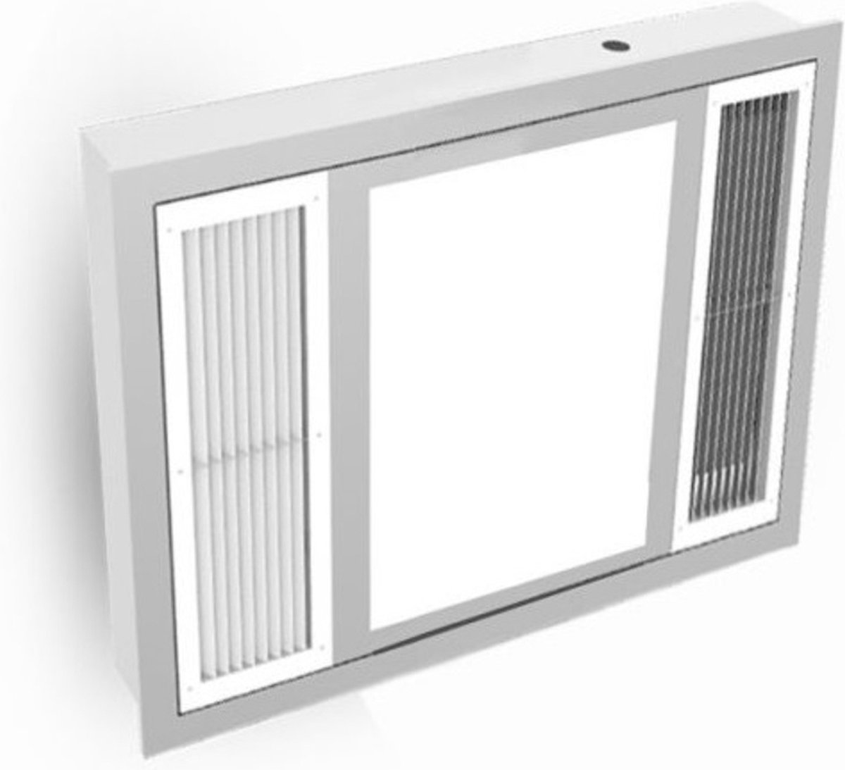 Air Born Pro UVC Ledpaneel Luchtsterilisator, Luchtreiniger met Ledverlichting, geschikt voor montage in systeemplafonds. Behuizing is van RVS, Aluminium. Deze professionele luchtreiniger is geschikt voor de officiële maten 60x60cm of 60x120cm. (6151004870817)