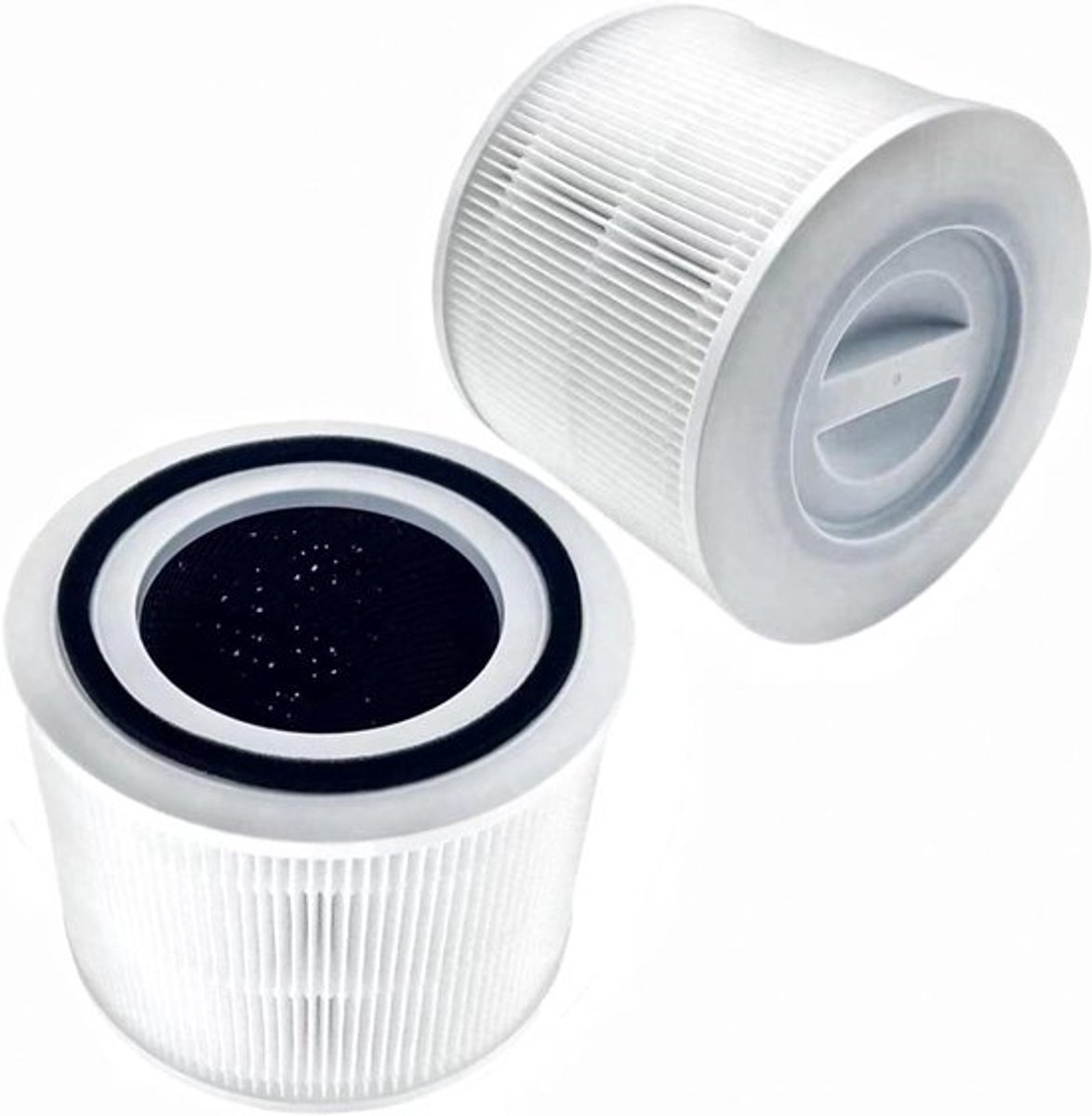 True HEPA-filtervervanging voor luchtreiniger - 3-in-1 - actieve kool - 2-pack (9661546109537)