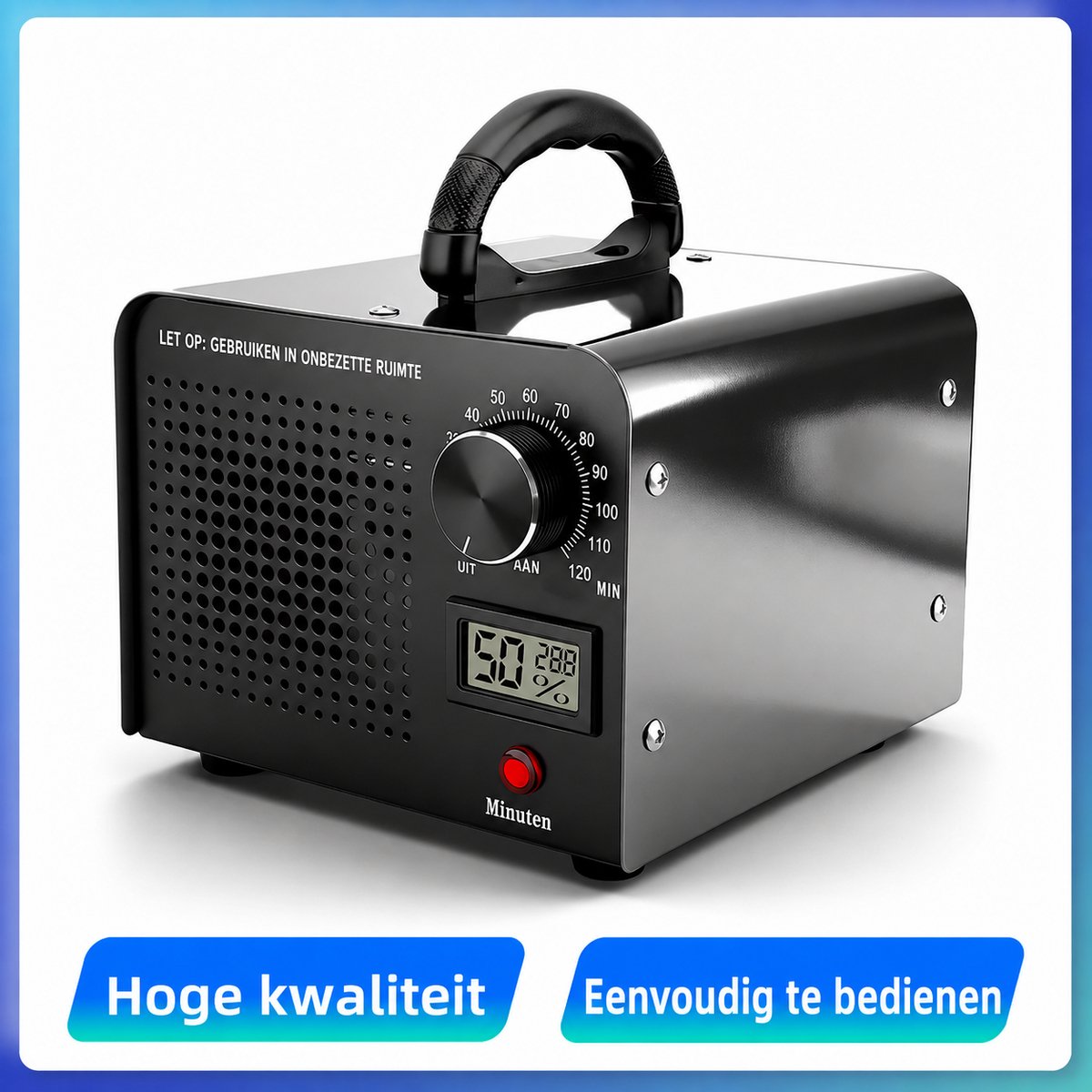 Blinxz.store - Ozongenerator - Rooklucht verwijderaar - Auto geurverwijderaar - Ozon - Auto reiniger interieur - Ozon luchtreiniger - 60.000 mg/u (8721606300067)